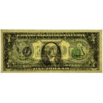 USA, 1 dollar, 1969, Replacement Series F 01849190 ★, Atlanta, Elston│Kennedy, PMG 65 EPQ