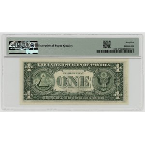USA, $1, 1977, Replacement Series D 03684345 ★, Cleveland, Morton│Blumenthal, PMG 65 EPQ