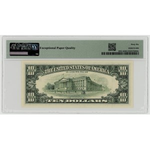 USA, $10, 1995, K series 60274113 A, Dallas (FW), Withrow│Rubin, PMG 66 EPQ