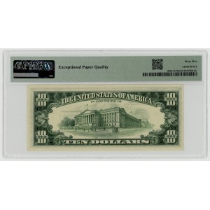 USA, $10, 1969 C, Replacement Series K 02033217 ★, Dallas, Banuelos│Shultz PMG 65 EPQ