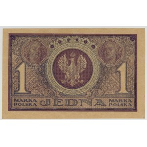 1 Polish stamp, 1919, IBC series