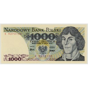 1.000 złotych 1975, dość rzadka seria E