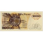 20,000 zlotys, 1989, rare S series