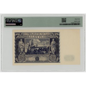20 Złoty 1936, Serie AY, PMG 64