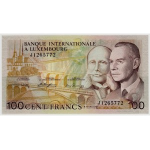 Luksemburg, 100 franków 1981, seria J 1265772