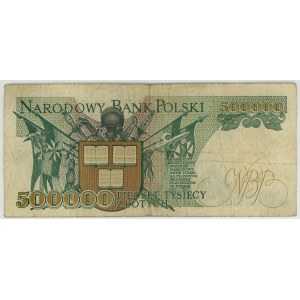 500.000 złotych 1990, seria D 0241376