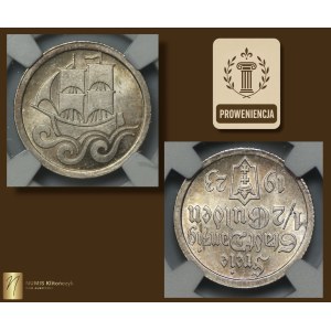 Gdańsk, 1/2 gulden, 1923, NGC MS 63, ex. WCN