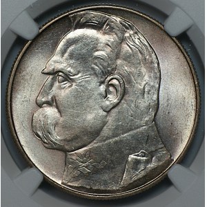 10 zlotych, 1936, Józef Piłsudski, NGC MS 62