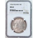 10 zlotych, 1936, Józef Piłsudski, NGC MS 62