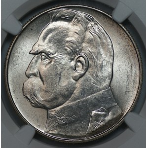 10 zlotych, 1936, Józef Piłsudski, NGC MS 63
