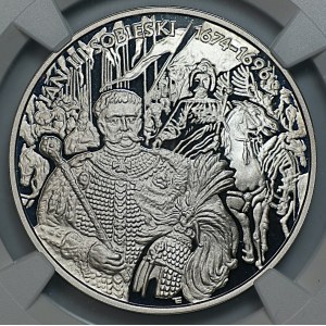 10 zlotych, 2001, Jan III Sobieski, NGC PF 69 ULTRA CAMEO, 2-GA MAX NOTA