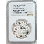 10 zlotych, 2001, Jan III Sobieski, NGC PF 69 ULTRA CAMEO, 2-GA MAX NOTA