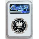 10 zlotych, 2001, Jan III Sobieski, NGC PF 69 ULTRA CAMEO, 2-GA MAX NOTA