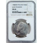 50,000 zloty, 1988, Józef Piłsudski, NGC MS 66