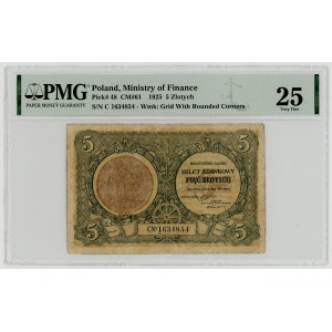 5 zlotys 1925, série C