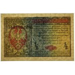 1/2 marki polskiej 1916, seria B, Generał, PMG 66 EPQ