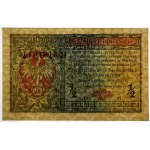 1/2 marki polskiej 1916, Generał, seria B, PMG 64