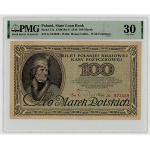 100 marek 1919, Ser. G, PMG 30