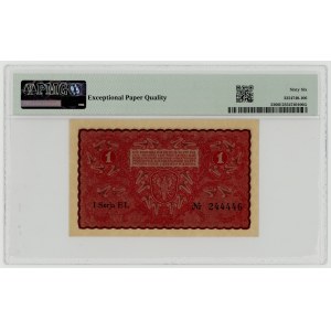 1 marka polska 1919, I serja EL, PMG 66 EPQ