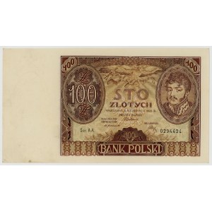 100 złotych 1932, Ser. AA. 0294424