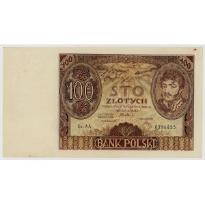 100 złotych 1932, Ser. AA. 0294425