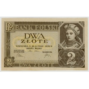 2 złote 1936, bez serii