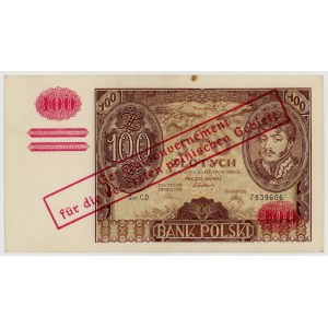 100 złotych 1934, Ser. C.D., fałszywy przedruk