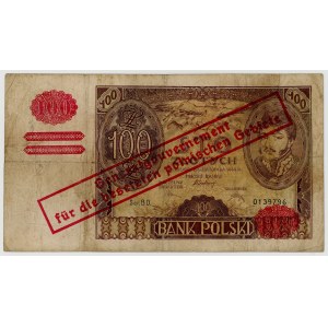 100 złotych 1934, Ser. BD., fałszywy przedruk