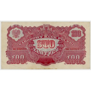 100 złotych 1944,obowiązkowe, seria EO