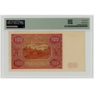 100 złotych 1946, seria M, PMG 64