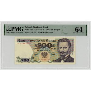 200 złotych 1976, seria A, PMG 64