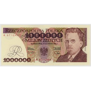 1.000.000 złotych 1991, seria A,