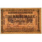 KOWNO, 1/2 marki 1918, seria B, PMG 64 EPQ