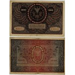 5.000 marek polskich 1920, różne serie, zestaw 7 sztuk