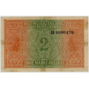 2 marki polskie 1916, seria B. Generał