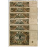 20 i 100 złotych 1931 - 1934, różne serie, zestaw 15 sztuk