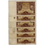 20 i 100 złotych 1931 - 1934, różne serie, zestaw 15 sztuk