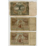 20 i 100 złotych 1931 - 1934, różne serie, zestaw 15 sztuk