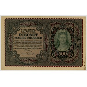 500 marek polskich 1919, I serja BN, Nr 690646