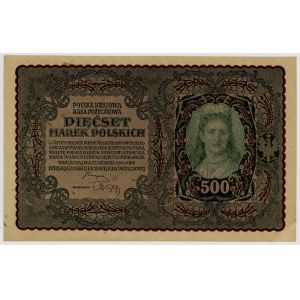 500 marek polskich 1919, I serja BN, Nr 692208