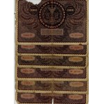 500 marek polskich 1919, różne serie, zestaw 24 sztuk