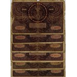 500 marek polskich 1919, różne serie, zestaw 24 sztuk