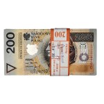 200 złotych 1994, seria DC oraz YB, Paczka Bankowa, 100 sztuk banknotów.