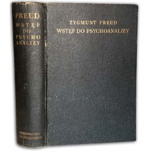 FREUD- WSTĘP DO PSYCHOANALIZY wyd.1 z  1935