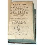 MAICHROWICZ - TRWALOSC SZCZĘSLIWA KROLESTW ALBO ICH SMUTNY UPADEK t.1-2 wyd.1783