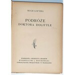LOFTING- PODRÓŻE DOKTORA DOLITTLE wyd.1 z 1936r.