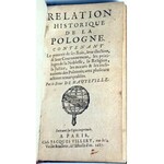 DE HAUTEVILLE - RELATION HISTORIQUE DE LA POLOGNE wyd. 1687