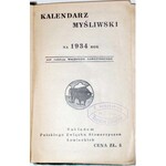 KALENDARZ MYŚLIWSKI 1934