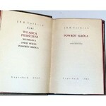 TOLKIEN - WŁADCA PIERŚCIENI  wyd.1 z 1961r. OPRAWA