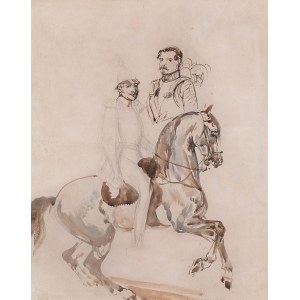Piotr Michałowski (1800 Kraków - 1855 Krzyżtoporzyce), Soldier on horseback
